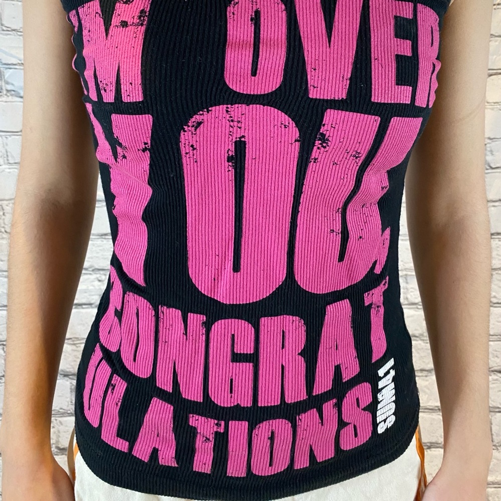 SUM41 IM OVER YOU CONGRATULATIONS! Y2K graphic tank